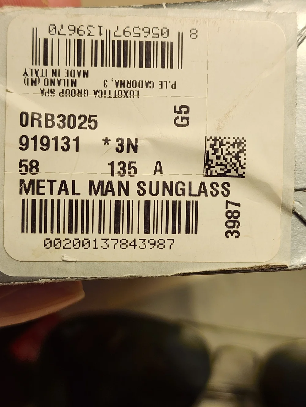 Authentic Ray-Ban Avaitors